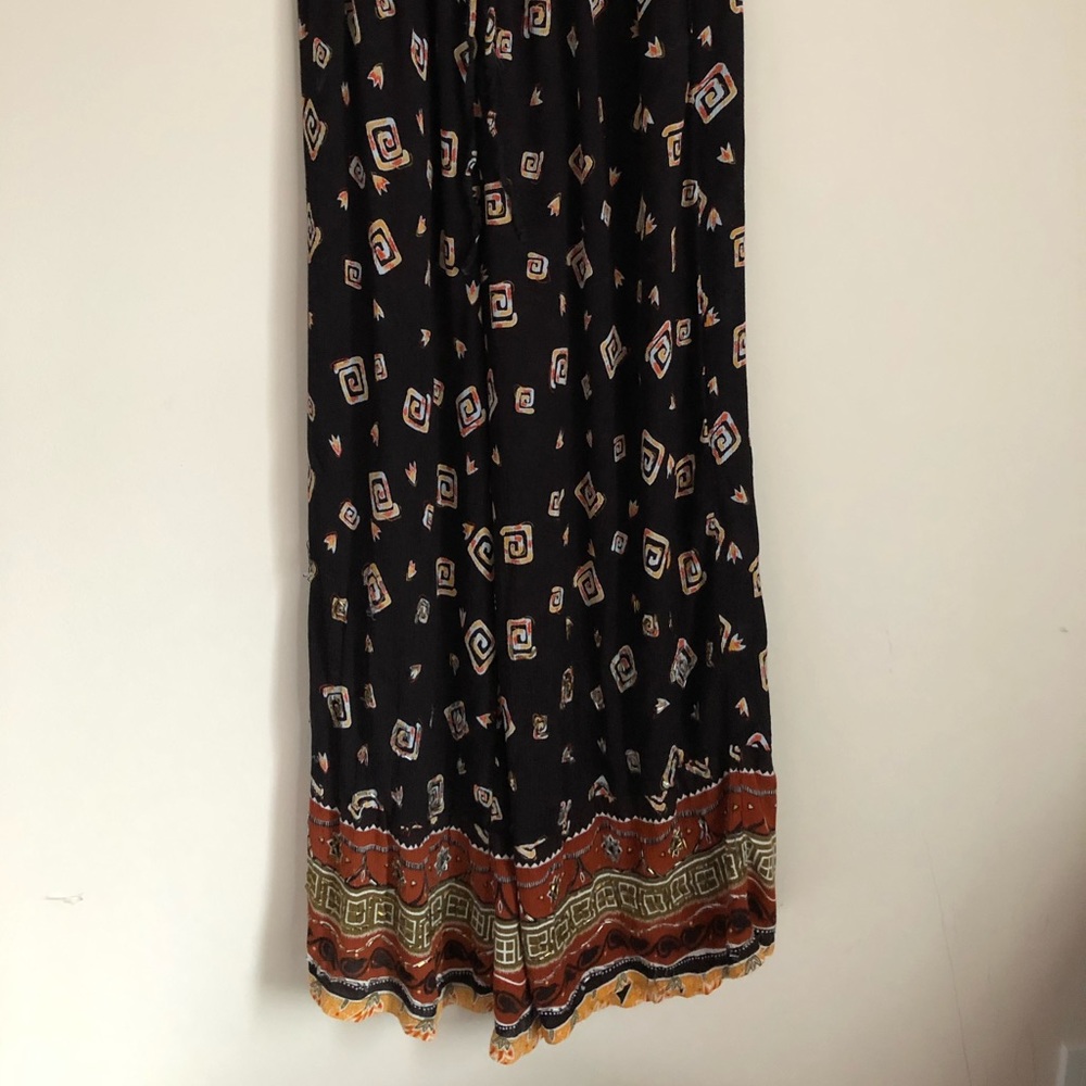 Bohemian hippie flowy pants